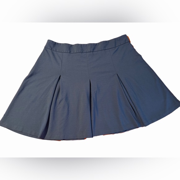 Eloquii Dresses & Skirts - Eloquii Navy Blue Pleated A-Line Skirt